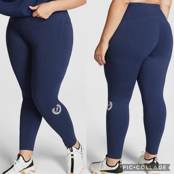 PINK Cotton High-Waist Leggings - Picture 1 of 1